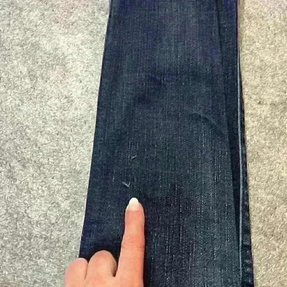 Fidelity Mid Rise  Ultra Slim Blue on Blue Wash 24*30. - Picture 9 of 13